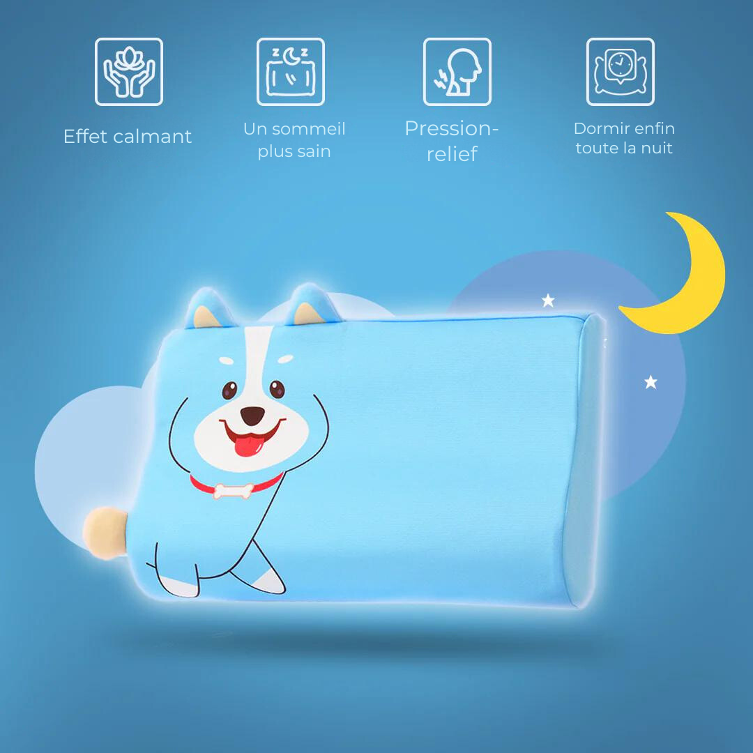 Calmly® - L'oreiller pour enfants pour un sommeil réparateur