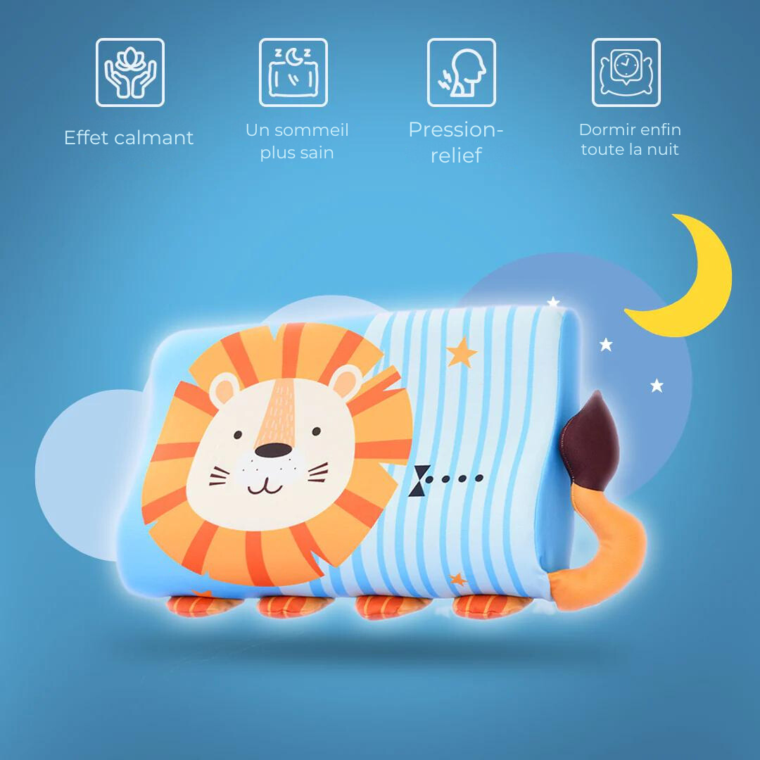 Calmly® - L'oreiller pour enfants pour un sommeil réparateur